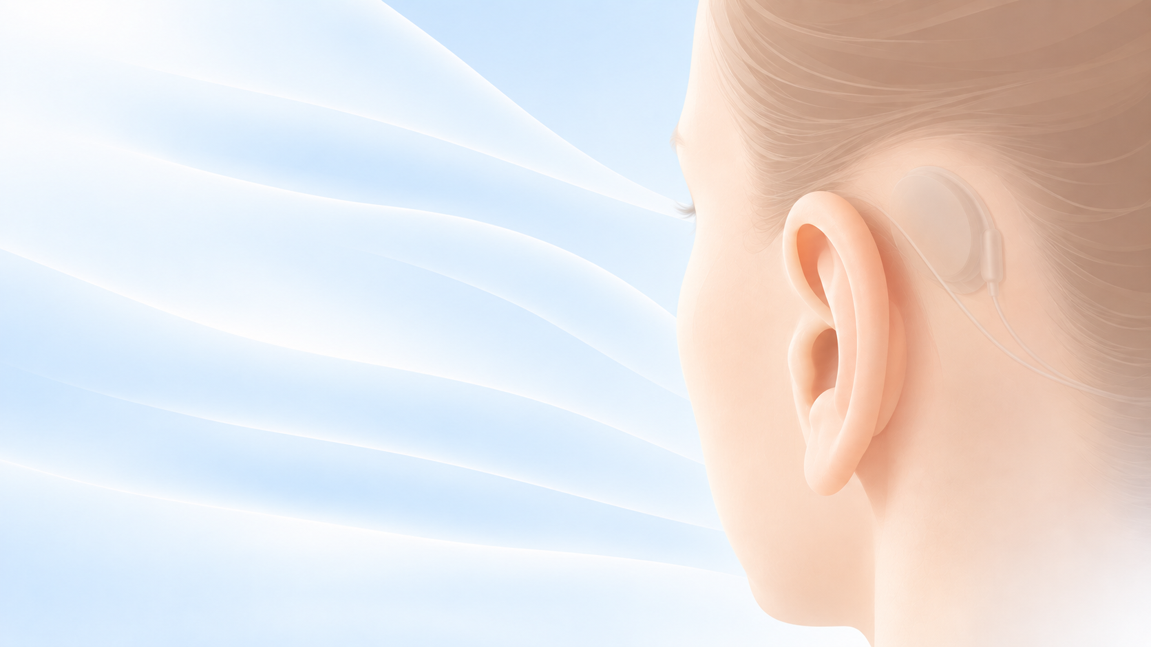 Cochlea-Implantat unter der Haut