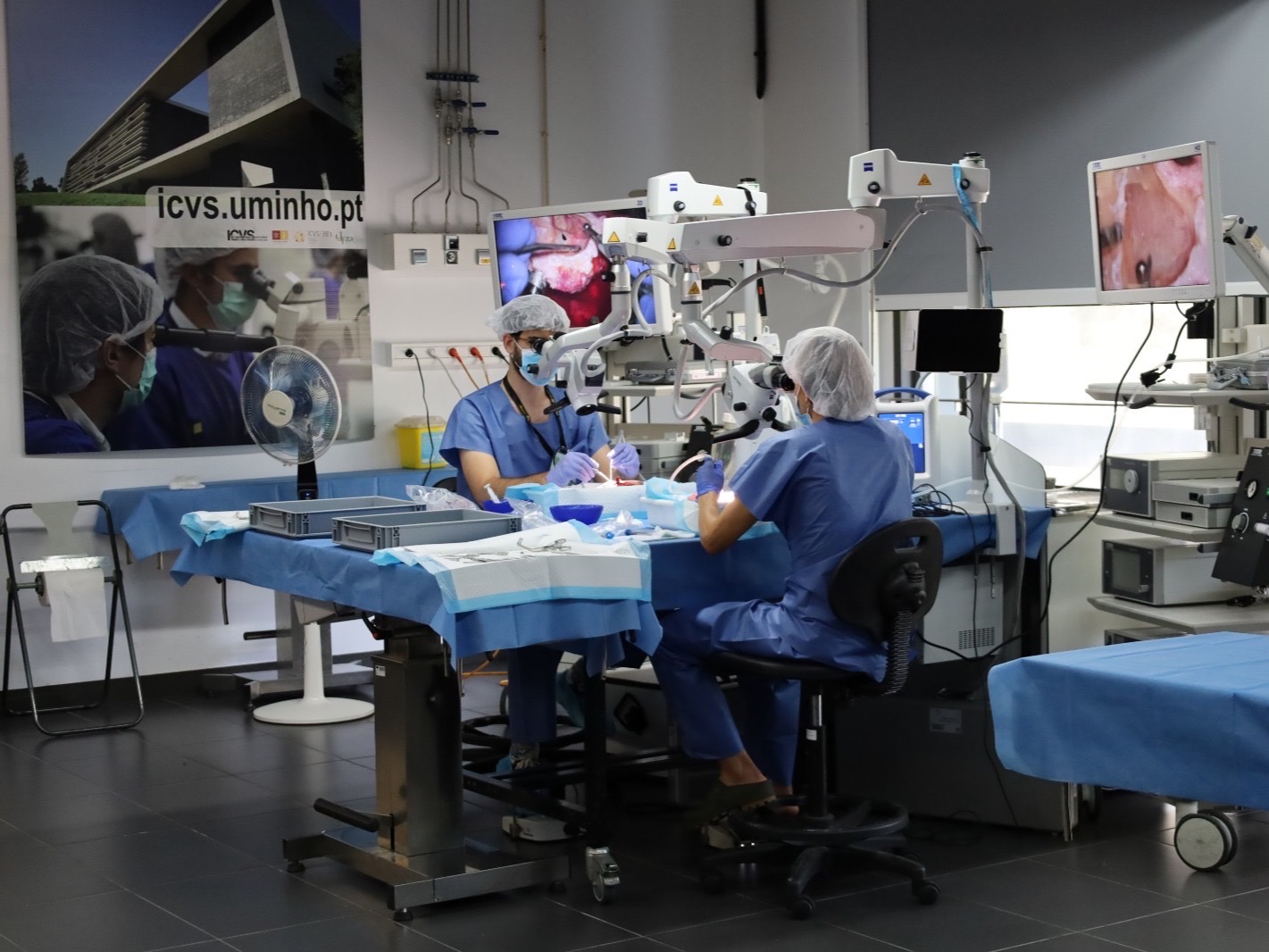 Operatives Training beim Braga Otology Surgery Course